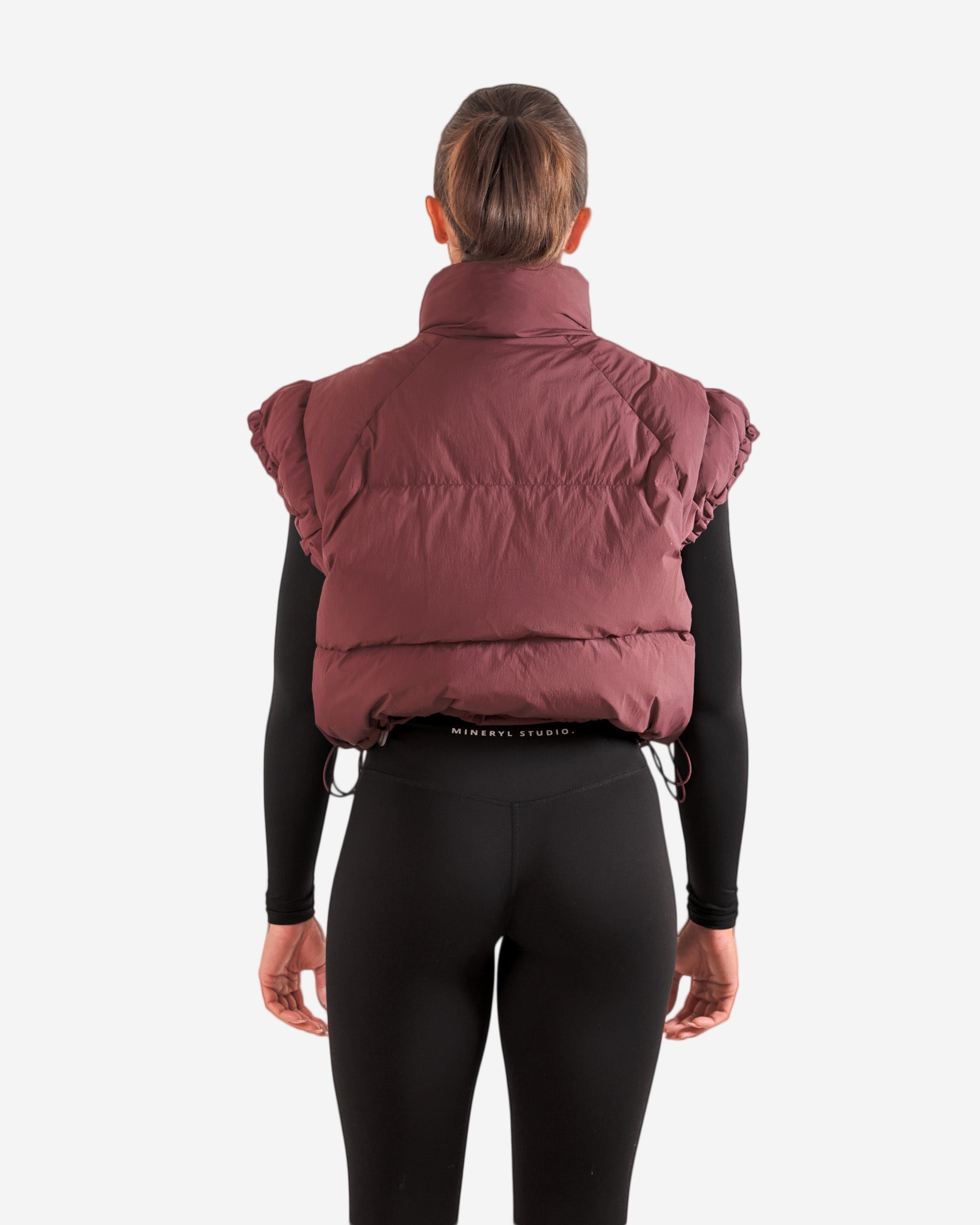 Shoulder Gilet - Plum