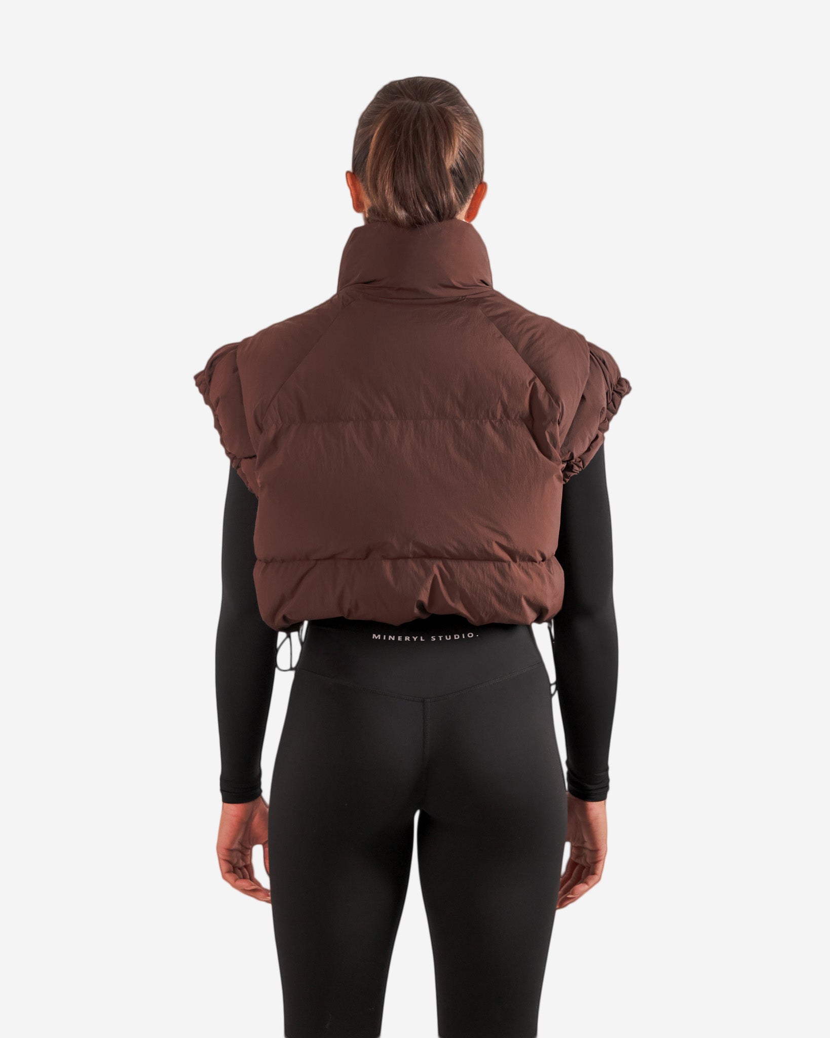 Shoulder Gilet - Brown